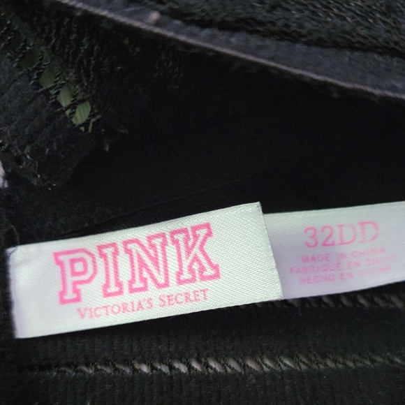 Pink Victoria's Secret Lace Lightly Lined Bra - Picture 5 of 7